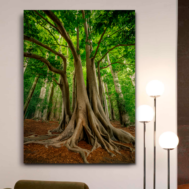 Quadro Decorativo Árvore da Vida - Força da Terra