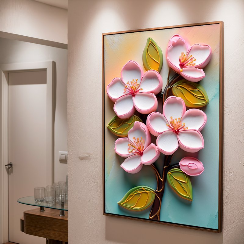 Quadro Decorativo Flores - Rosas Fuji 3D