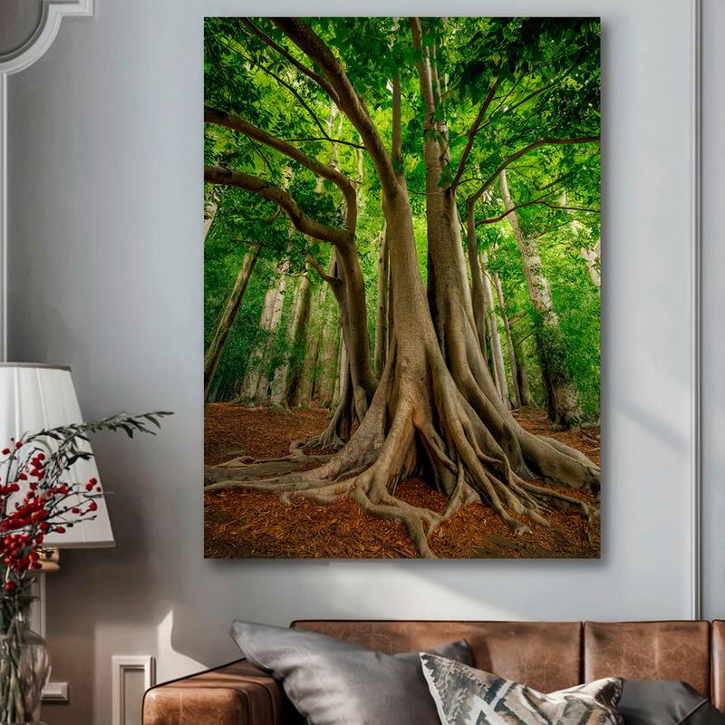 Quadro Decorativo Árvore da Vida - Força da Terra