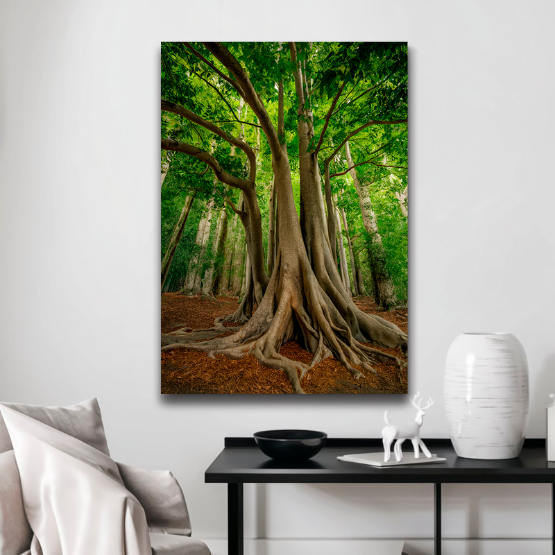 Quadro Decorativo Árvore da Vida - Força da Terra