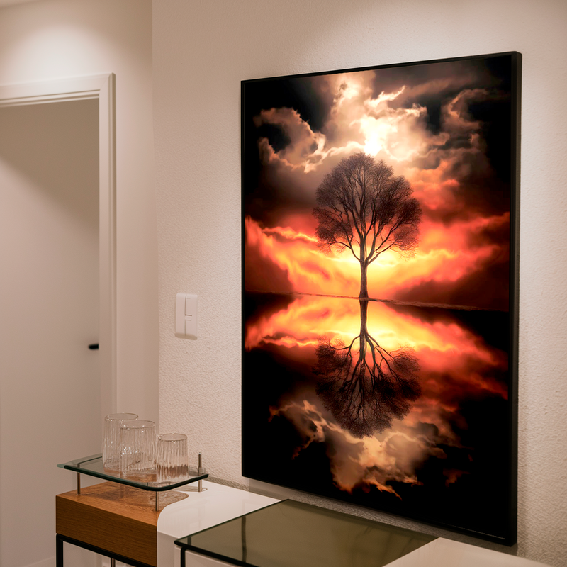 Quadro Decorativo Árvore da Vida - Árvore do Crepúsculo