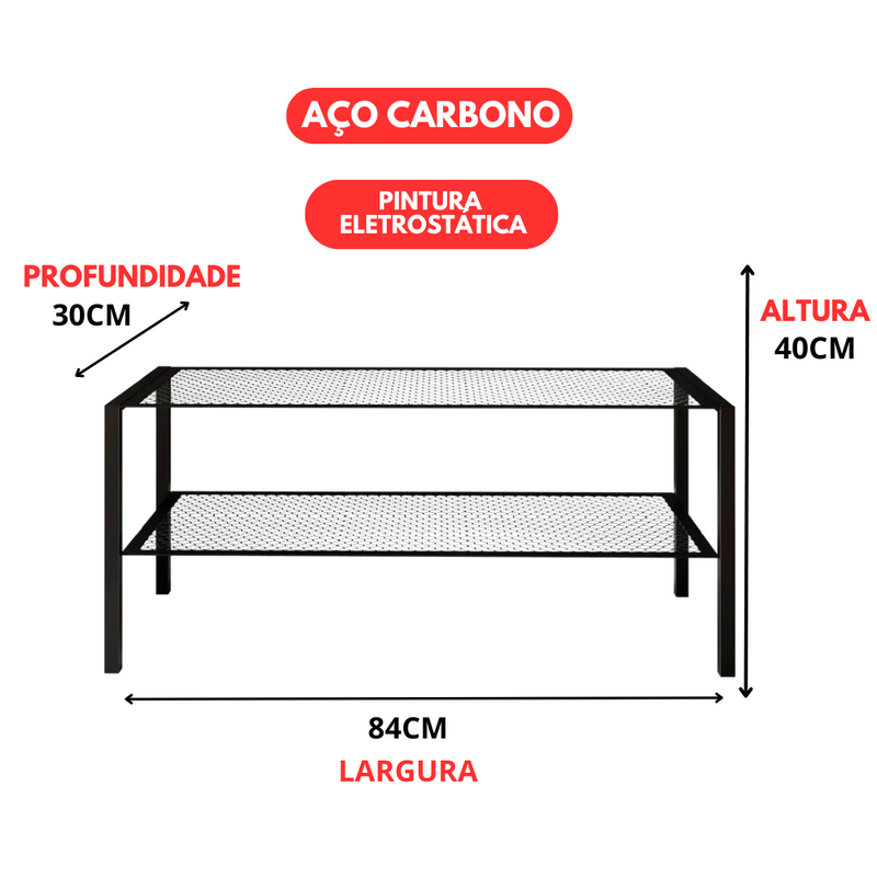 Sapateira Moderna Estilo Industrial Canis